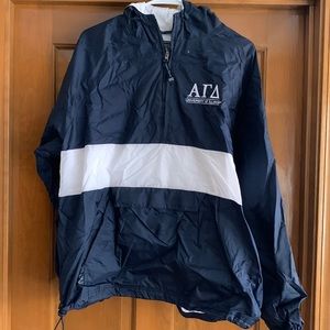 Charles River Navy AGD Sorority Raincoat